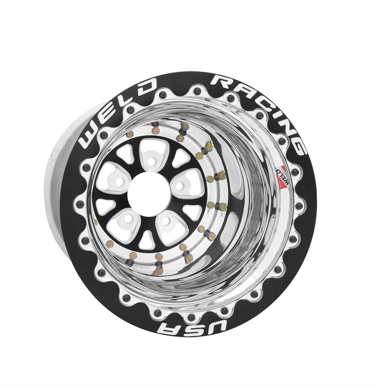 Weld Racing V-Series Black Mickey Thompson Beadlock Wheels 84B510280F