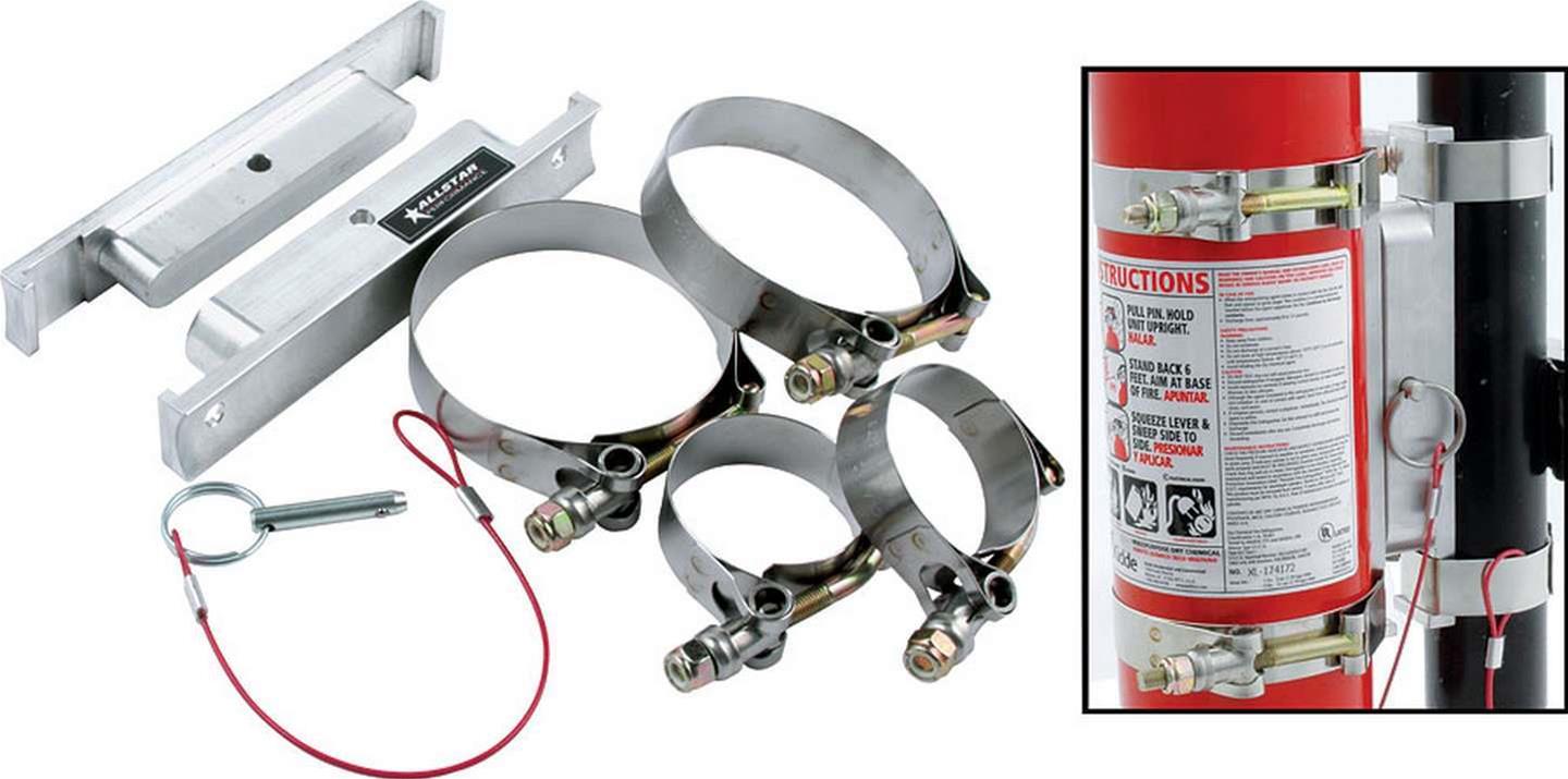 Allstar Performance Quick-Release NHRA Fire Extinguisher Brackets ALL10512