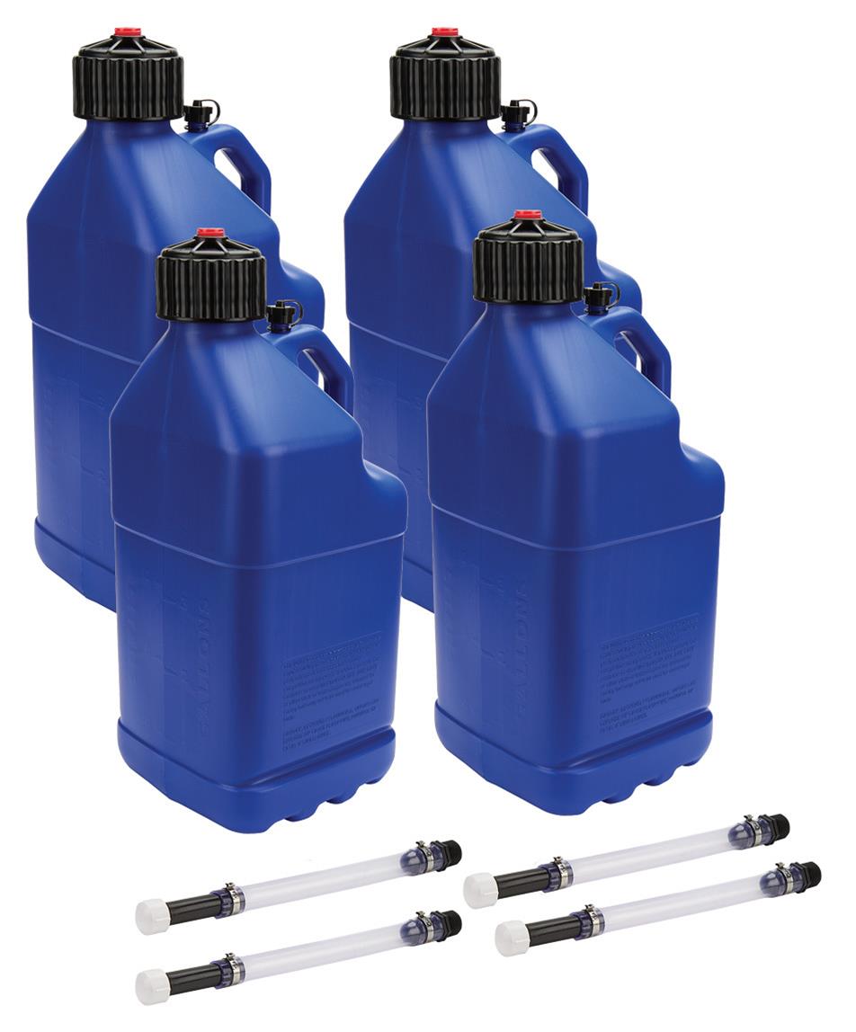 Allstar Performance 5 Gallon Square Utility Jugs ALL40122-4