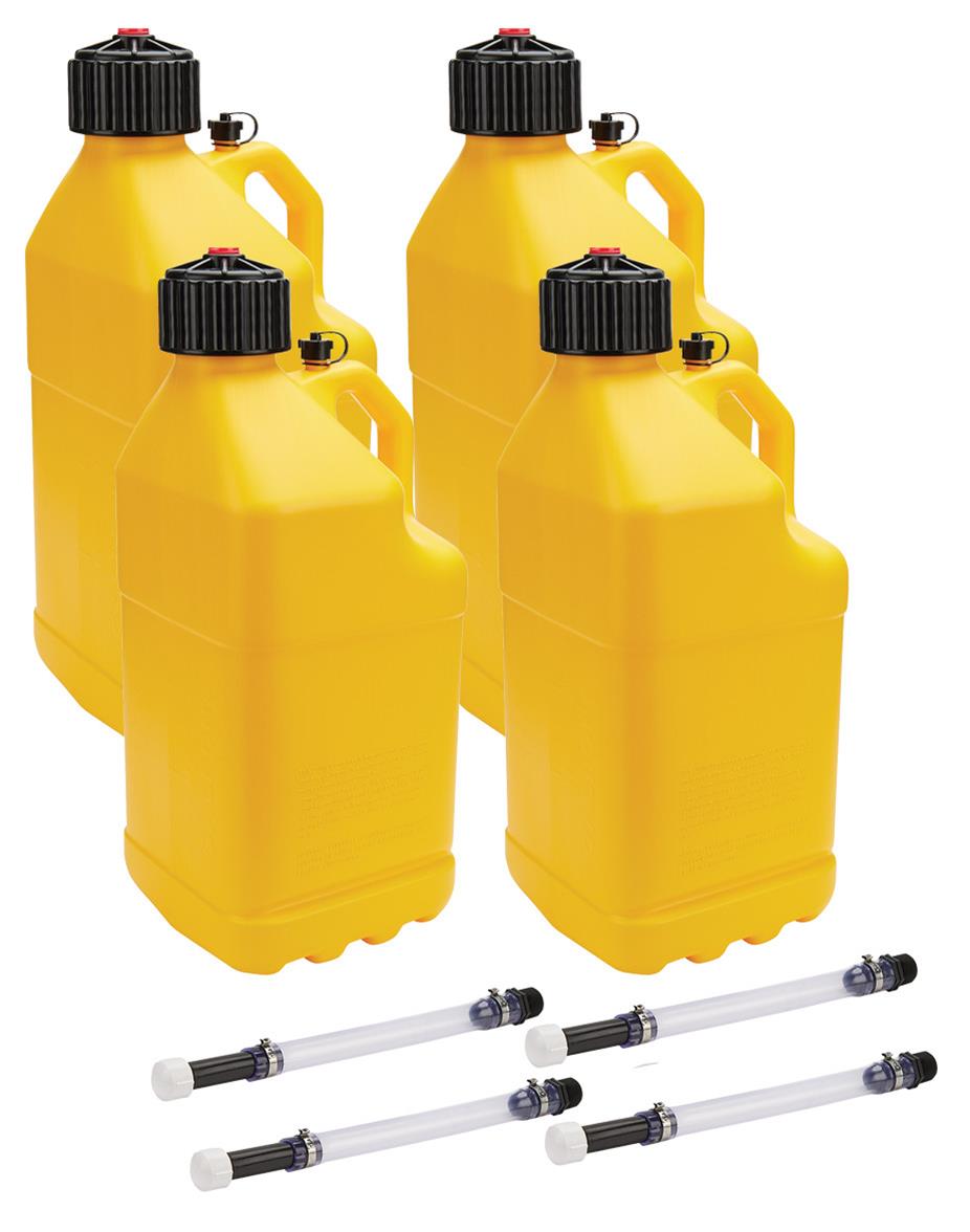 Allstar Performance 5 Gallon Square Utility Jugs ALL40123-4