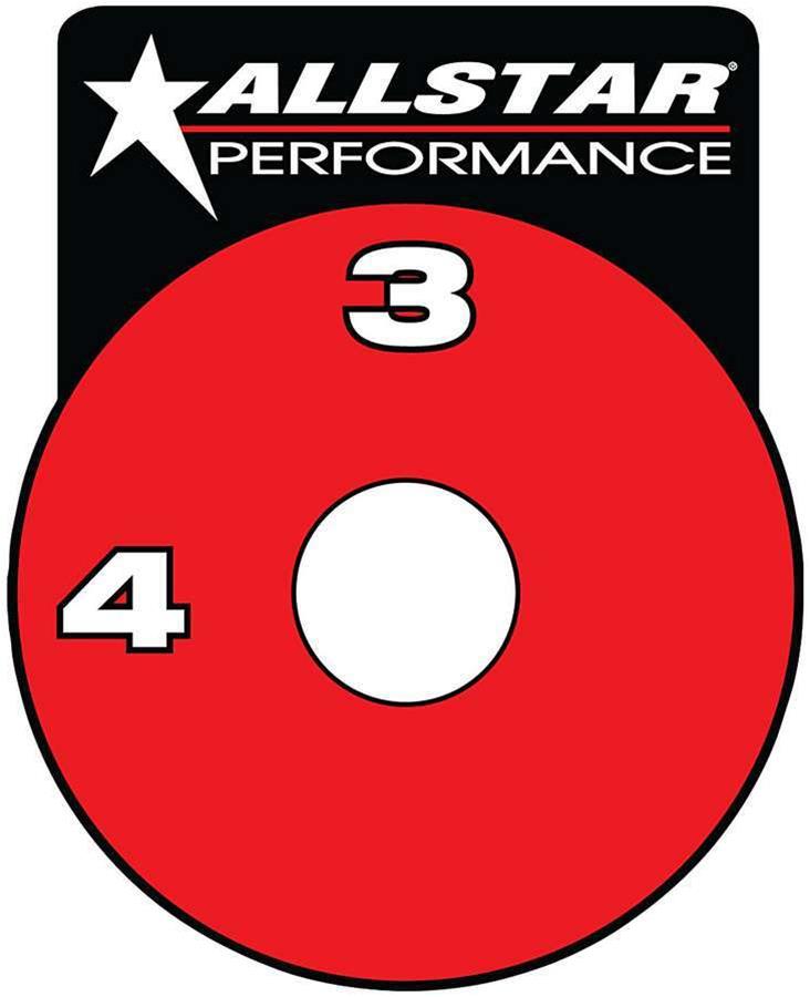 Allstar Performance RF Brake Shut-Off Valve Decals ALL48011