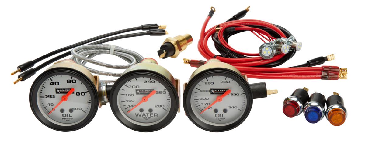 Allstar Performance Gauge Kits and Instrument Clusters ALL80081