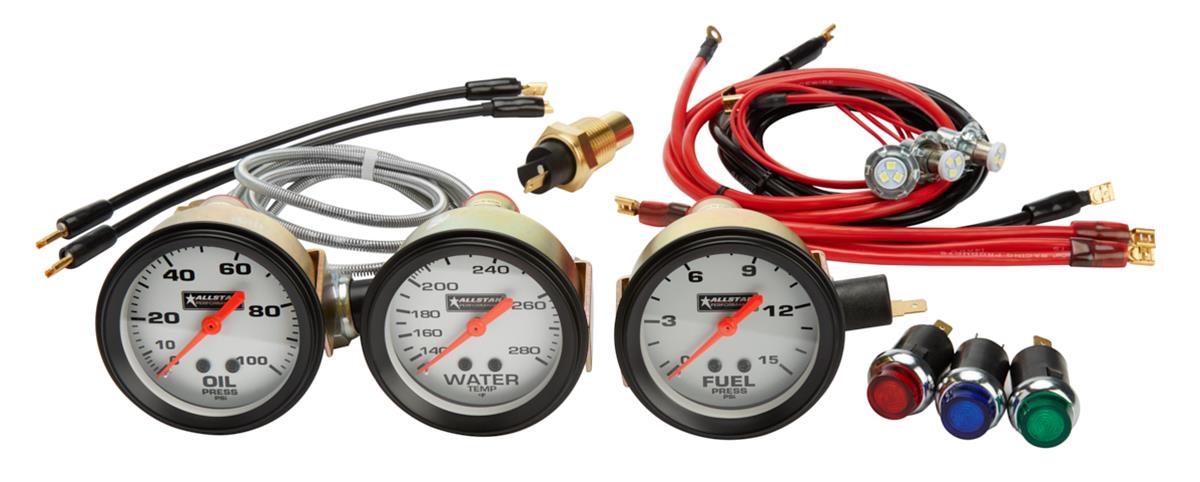 Allstar Performance Gauge Kits and Instrument Clusters ALL80082