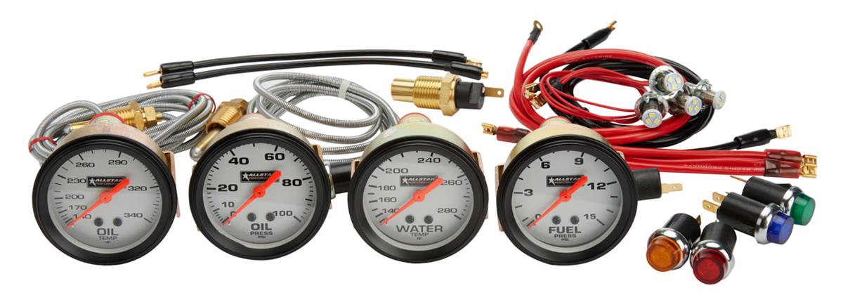 Allstar Performance Gauge Kits and Instrument Clusters ALL80083