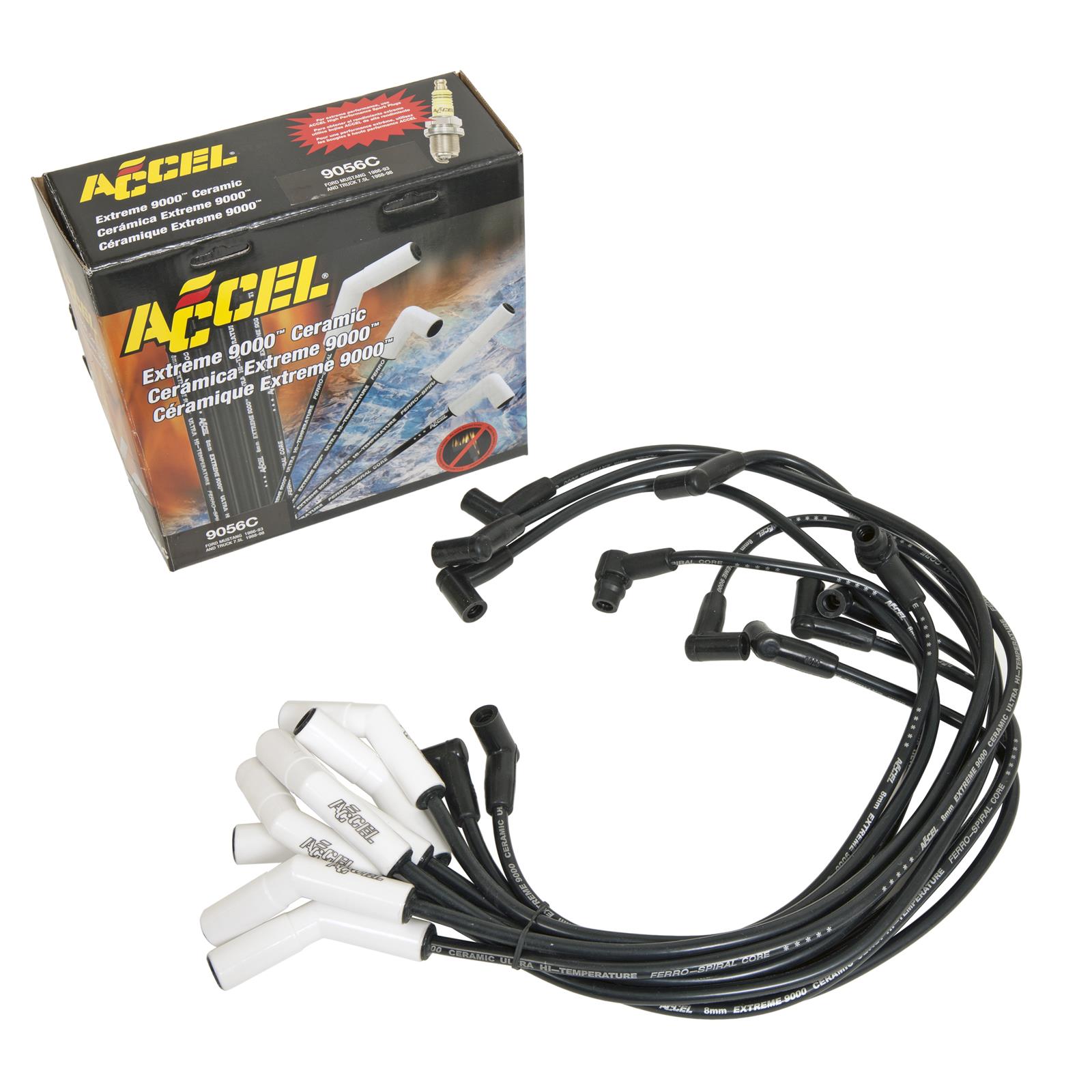 ACCEL Extreme 9000 Ceramic Spark Plug Wire Sets 9056C