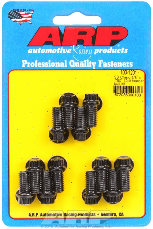 ARP Chromoly Header Bolt Kits 100-1201
