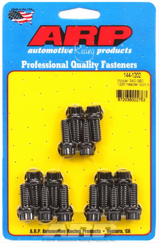ARP Chromoly Header Bolt Kits 144-1202