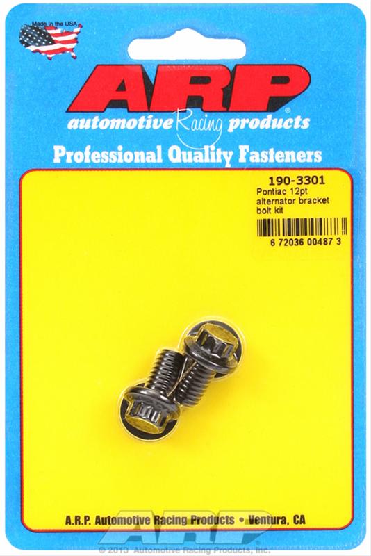 ARP Alternator Bracket Bolt Kits 190-3301
