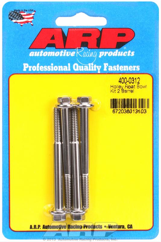 ARP Carburetor Float Bowl Bolt Kits 400-0312