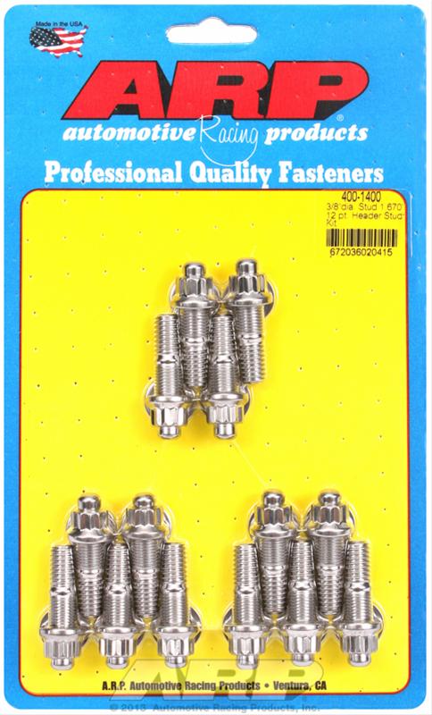 ARP Stainless Steel Header Stud Kits 400-1400