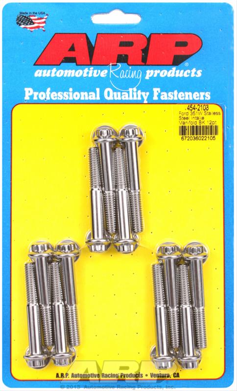 ARP Stainless Steel Intake Manifold Bolt Kits 454-2103