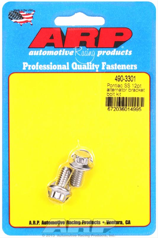 ARP Alternator Bracket Bolt Kits 490-3301