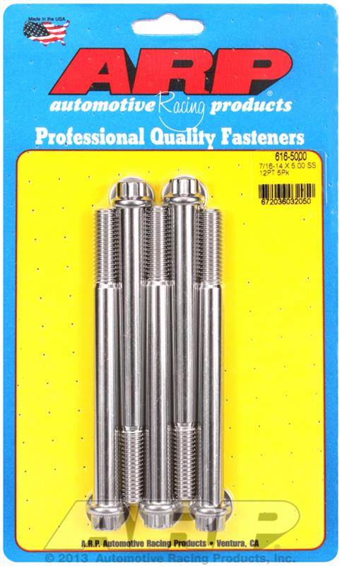 ARP Stainless Steel Bolts 616-5000