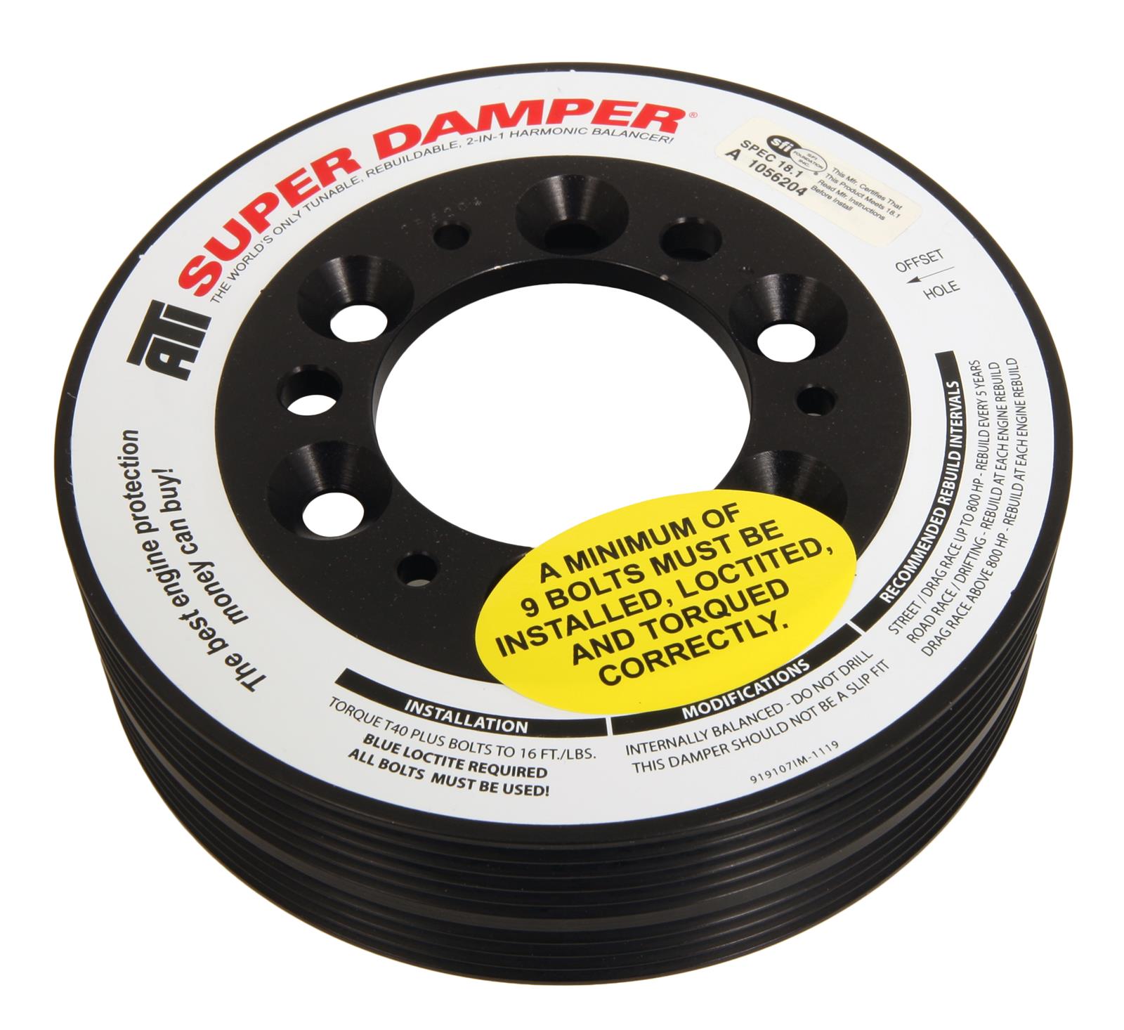 ATI Super Damper Harmonic Balancer Shells ATI916883