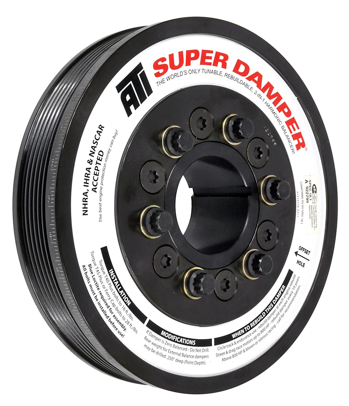 ATI Super Damper Diesel Harmonic Balancers ATI917378