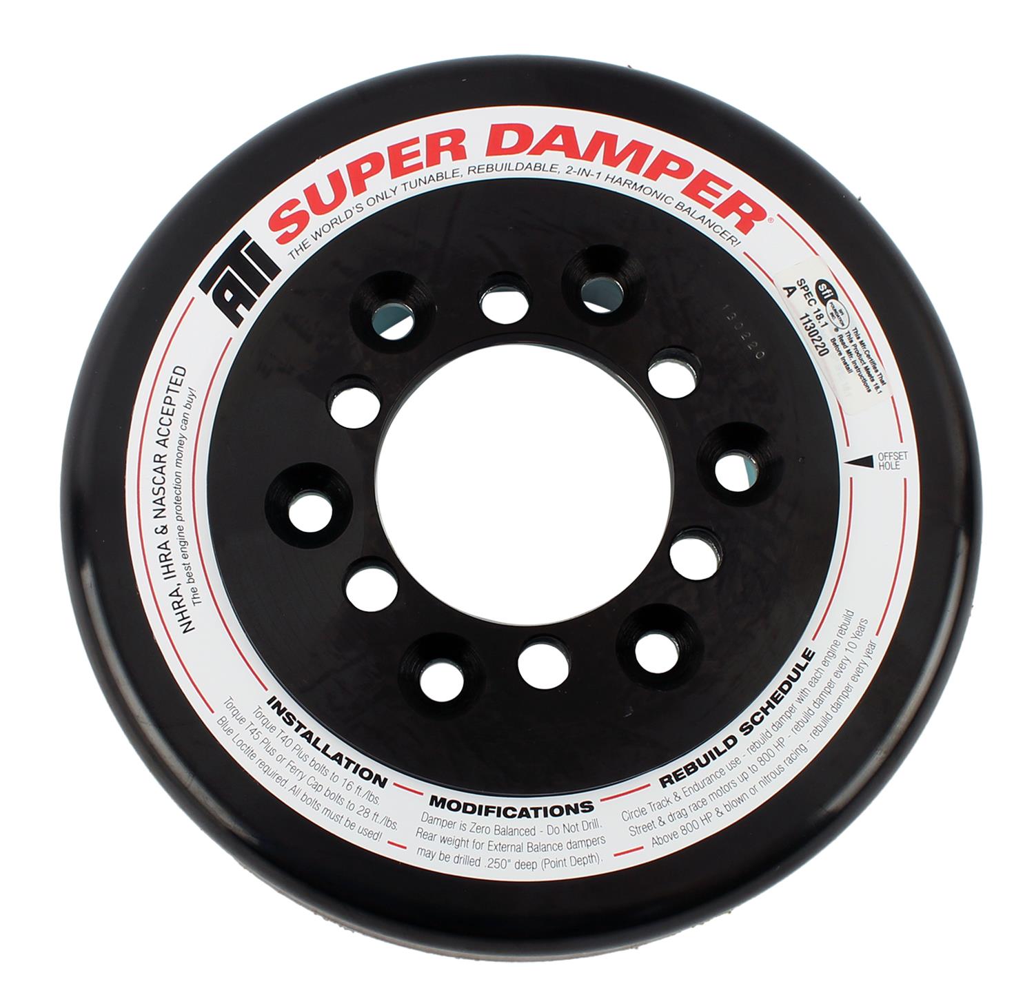 ATI Super Damper Harmonic Balancer Shells ATI918442E99