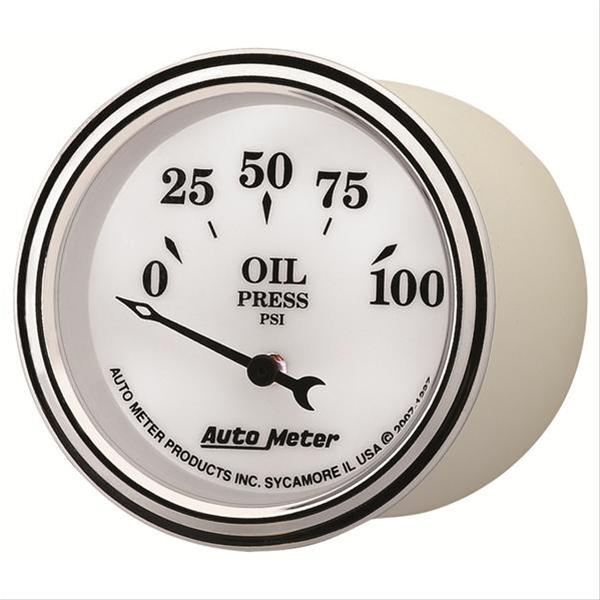 AutoMeter Old Tyme White II Analog Gauges 1227