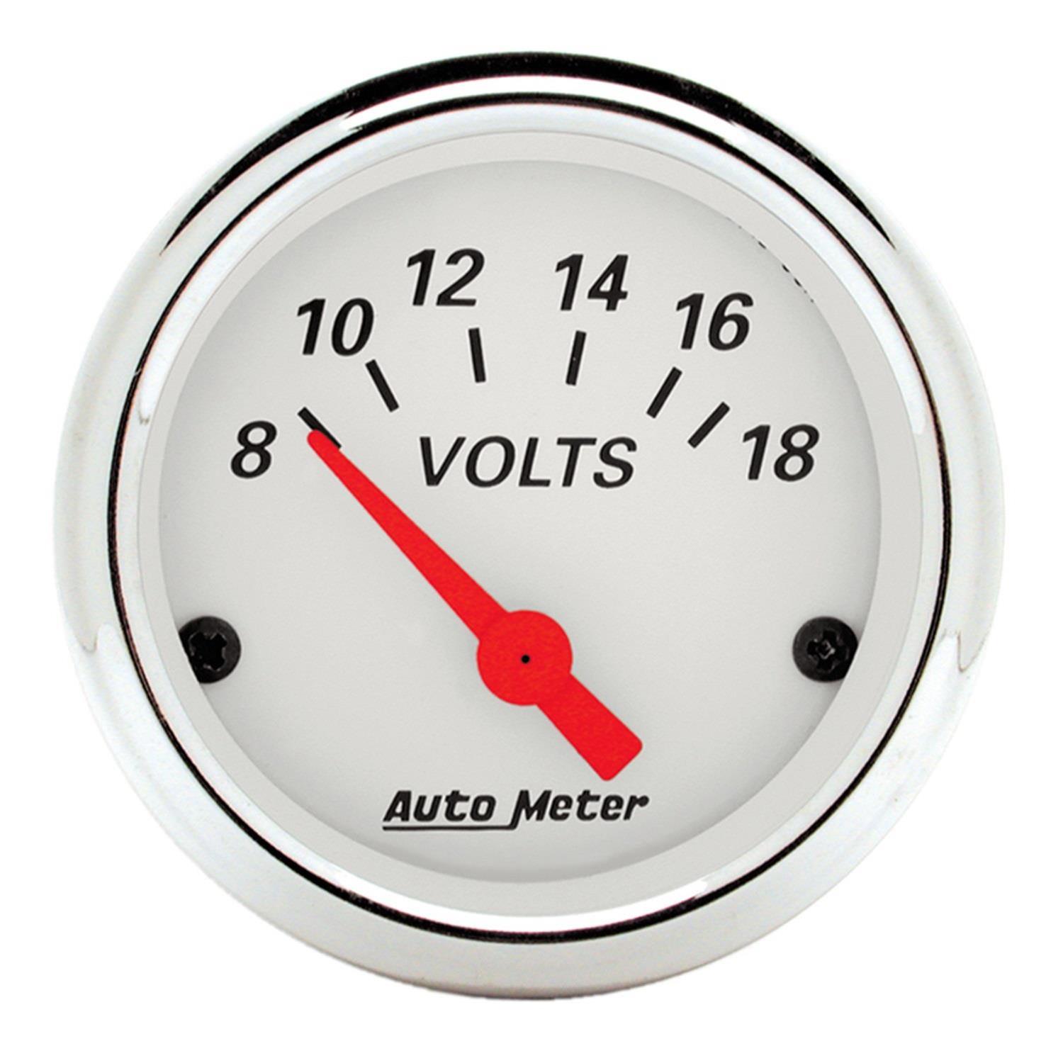 AutoMeter Arctic White Analog Gauge Kits 1302-M