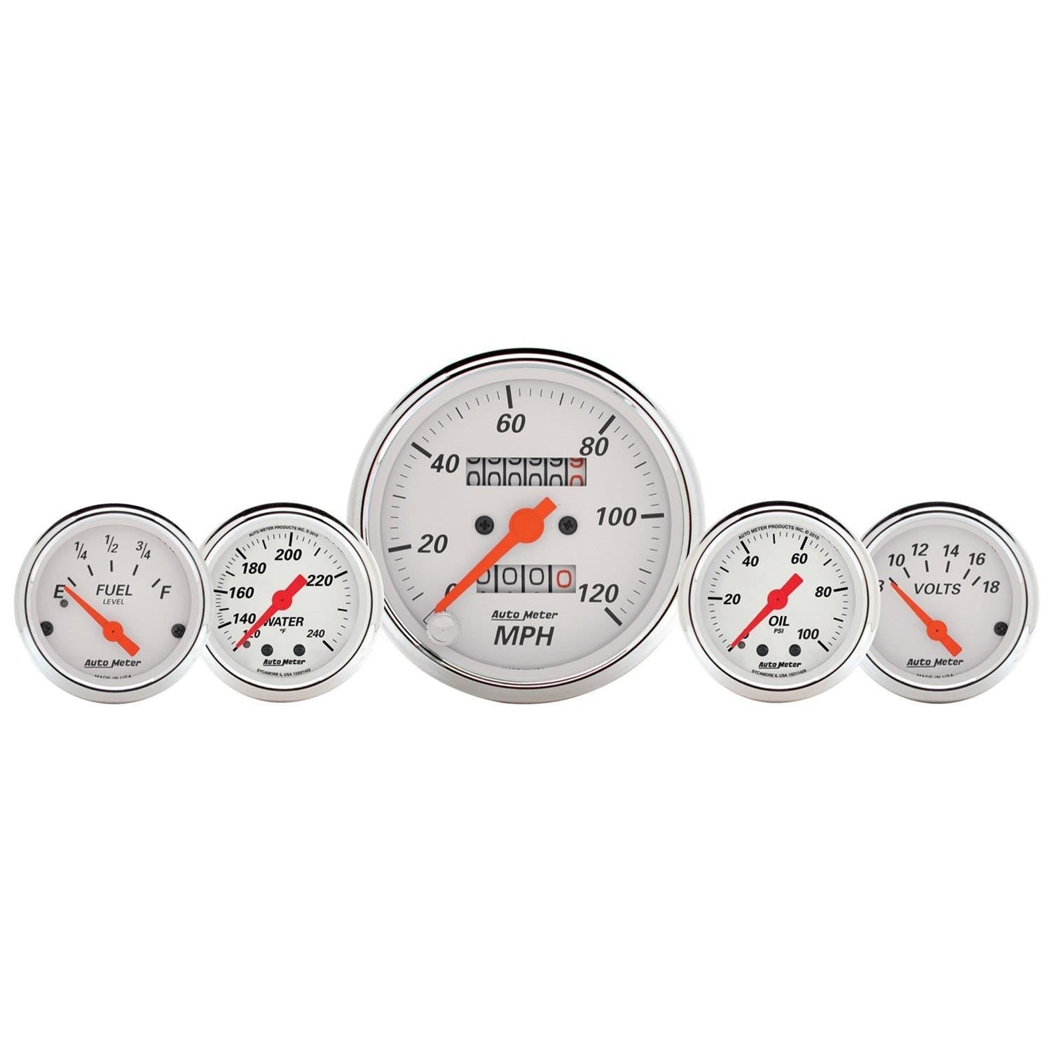 AutoMeter Traditional Street Rod Gauge Kits 1311