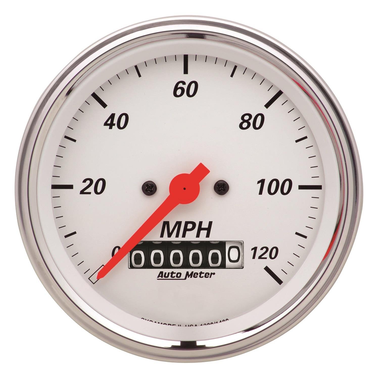 AutoMeter Arctic White Analog Gauge Kits 1340