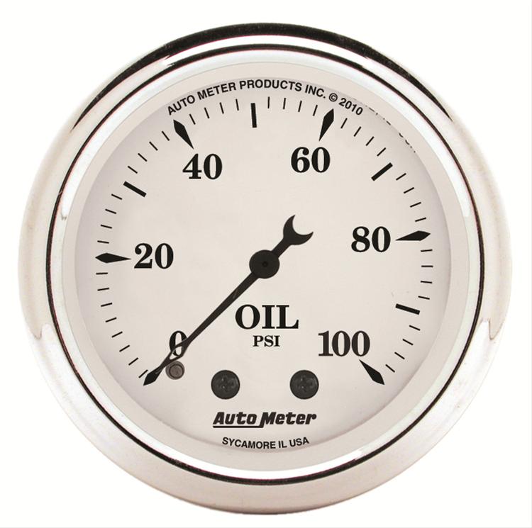 AutoMeter Old Tyme White Series Analog Gauges 1621