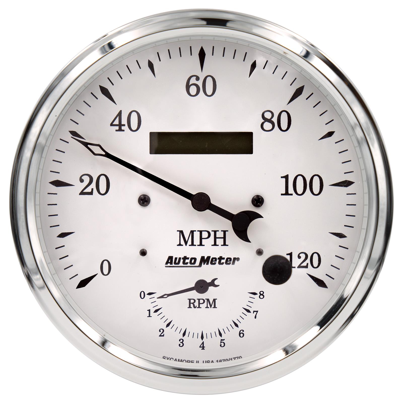 AutoMeter Old Tyme White Series Analog Gauge Kits 1670