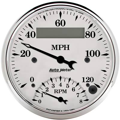 AutoMeter Old Tyme White Series Analog Gauge Kits 1681
