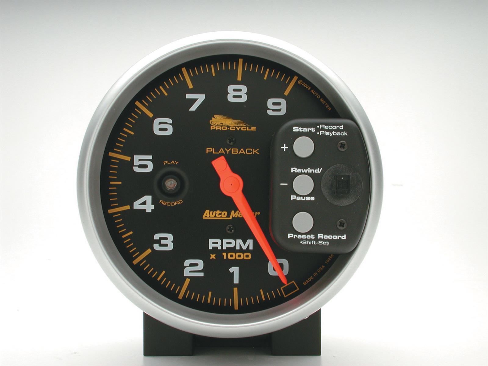AutoMeter Pro-Cycle Analog Gauges 19266