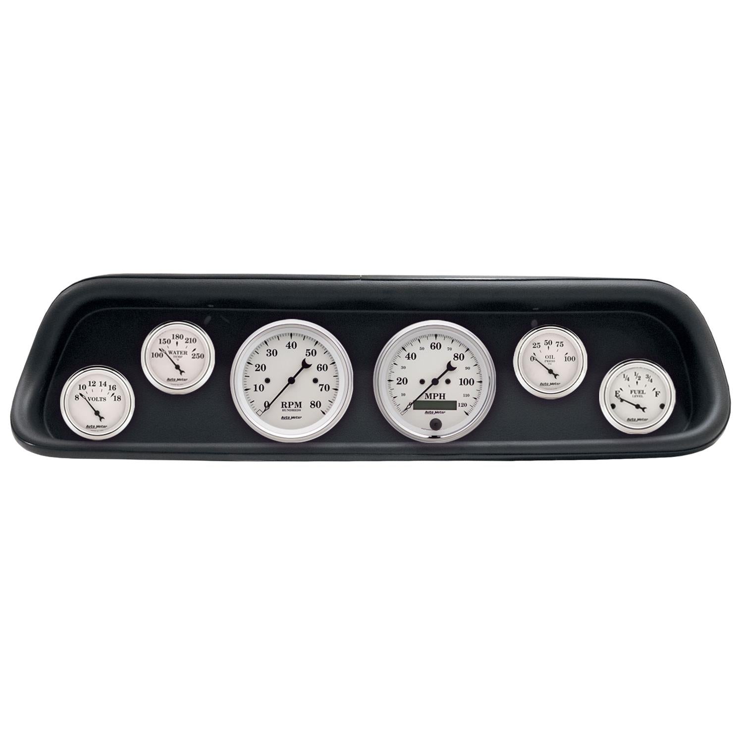 AutoMeter Old Tyme White Series Instrument Clusters 2107-08
