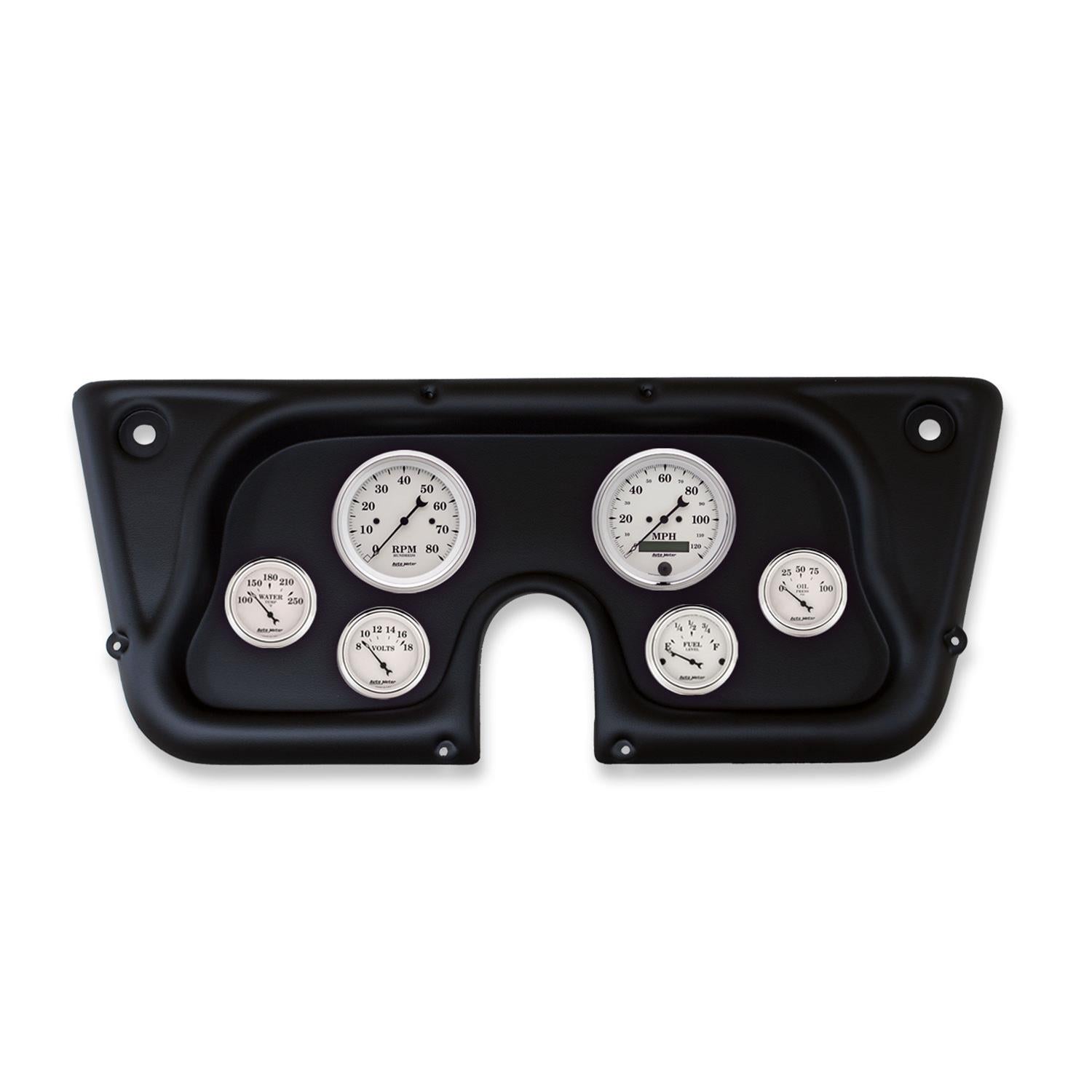 AutoMeter Old Tyme White Series Instrument Clusters 2142-08