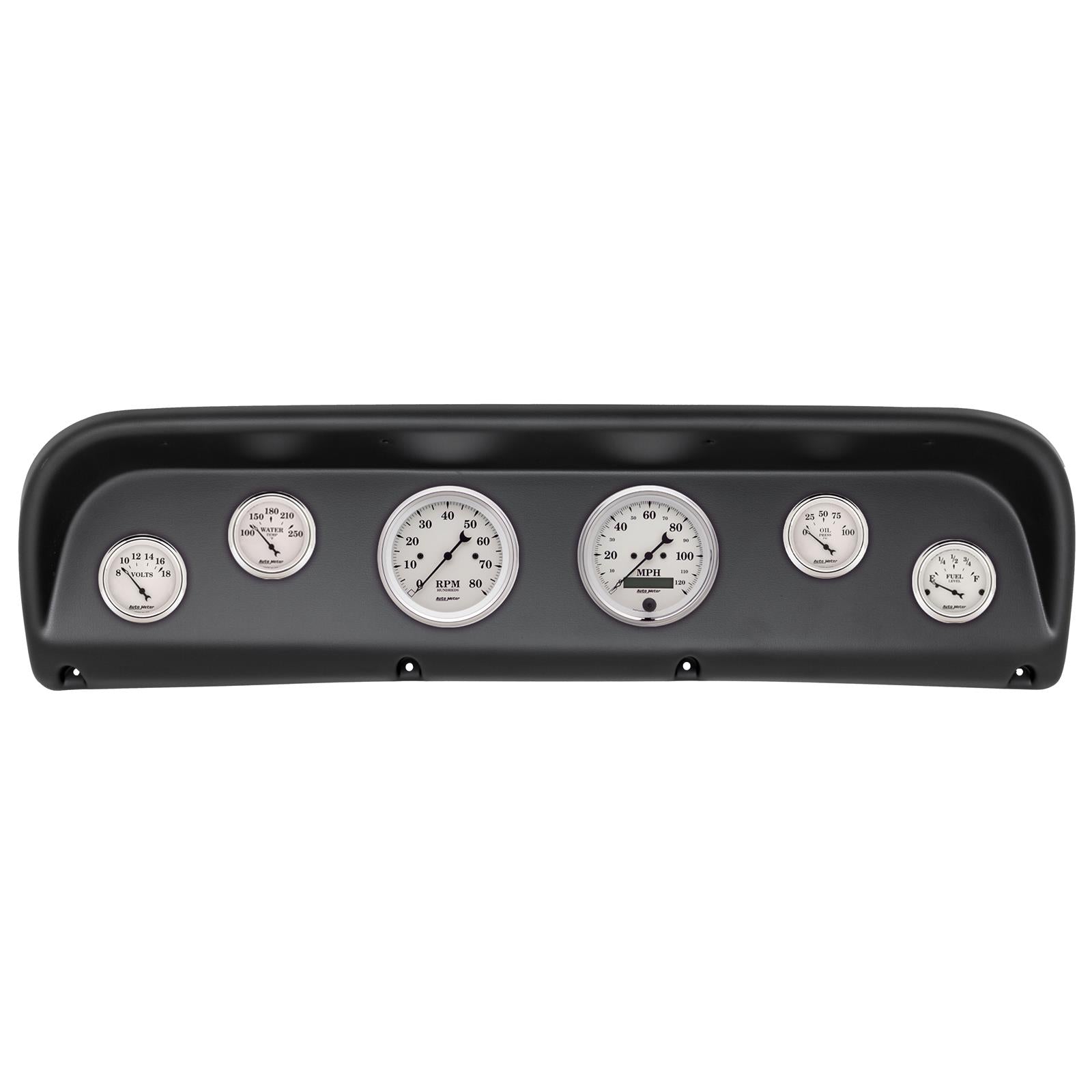 AutoMeter Old Tyme White Series Instrument Clusters 2145-08