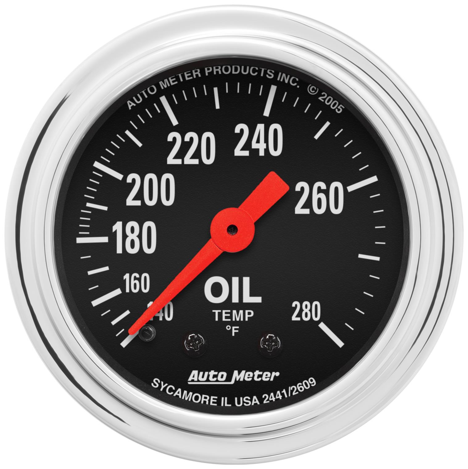 AutoMeter Traditional Chrome Analog Gauges 2441