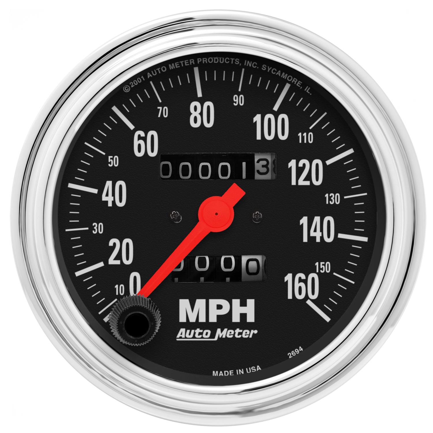 AutoMeter Traditional Chrome Series Speedometers 2494