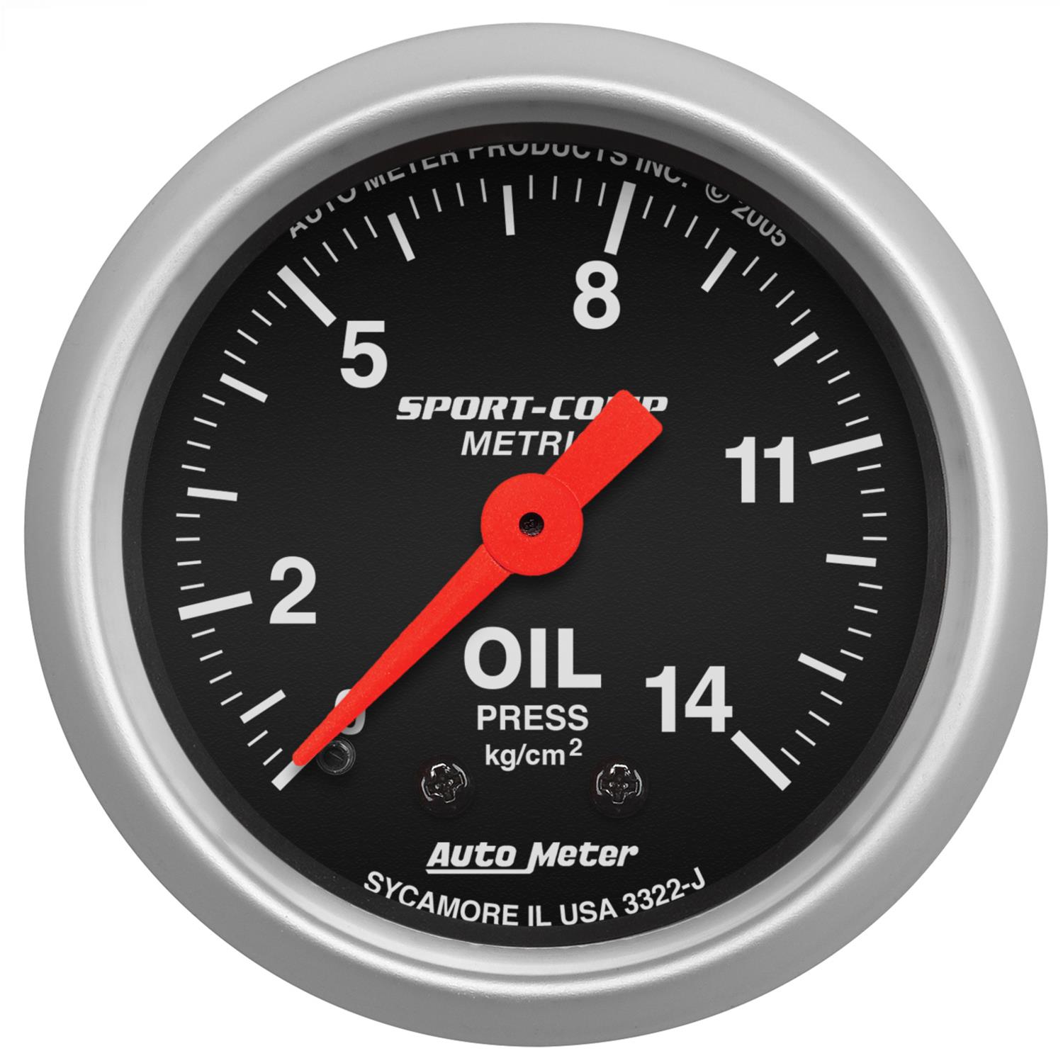 AutoMeter Sport-Comp Analog Gauges 3322-J