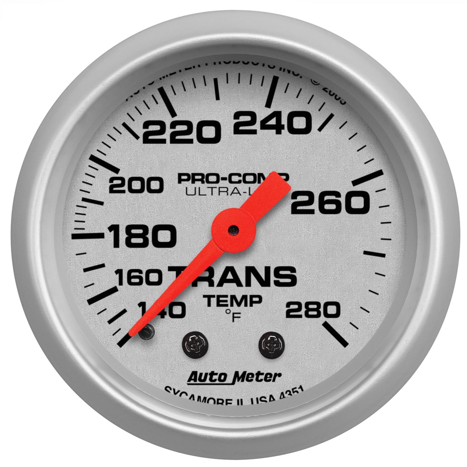 AutoMeter Ultra-Lite Analog Gauges 4351
