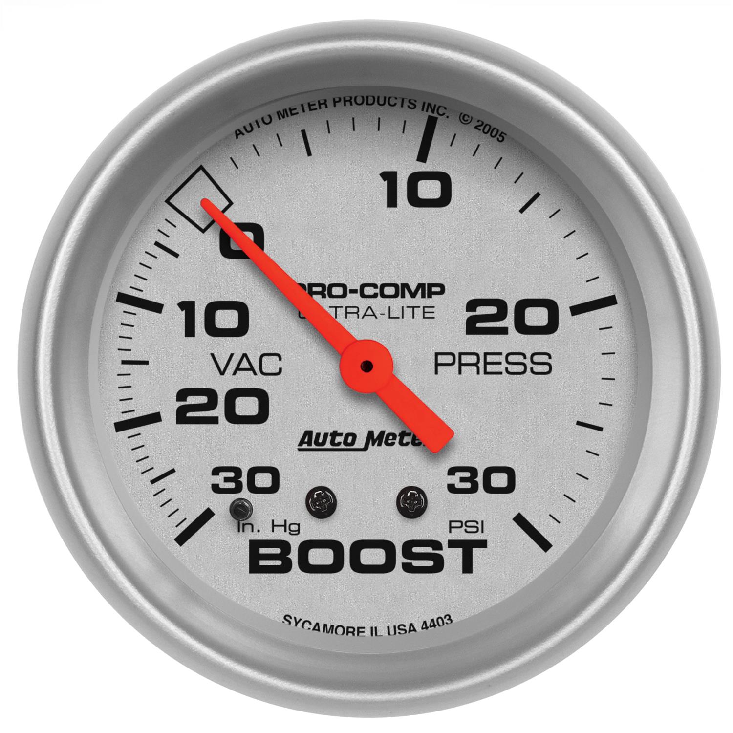 AutoMeter Ultra-Lite Analog Gauges 4403