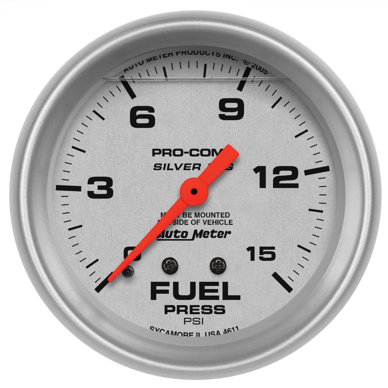 AutoMeter Pro-Comp Silver Face Gauges 4611
