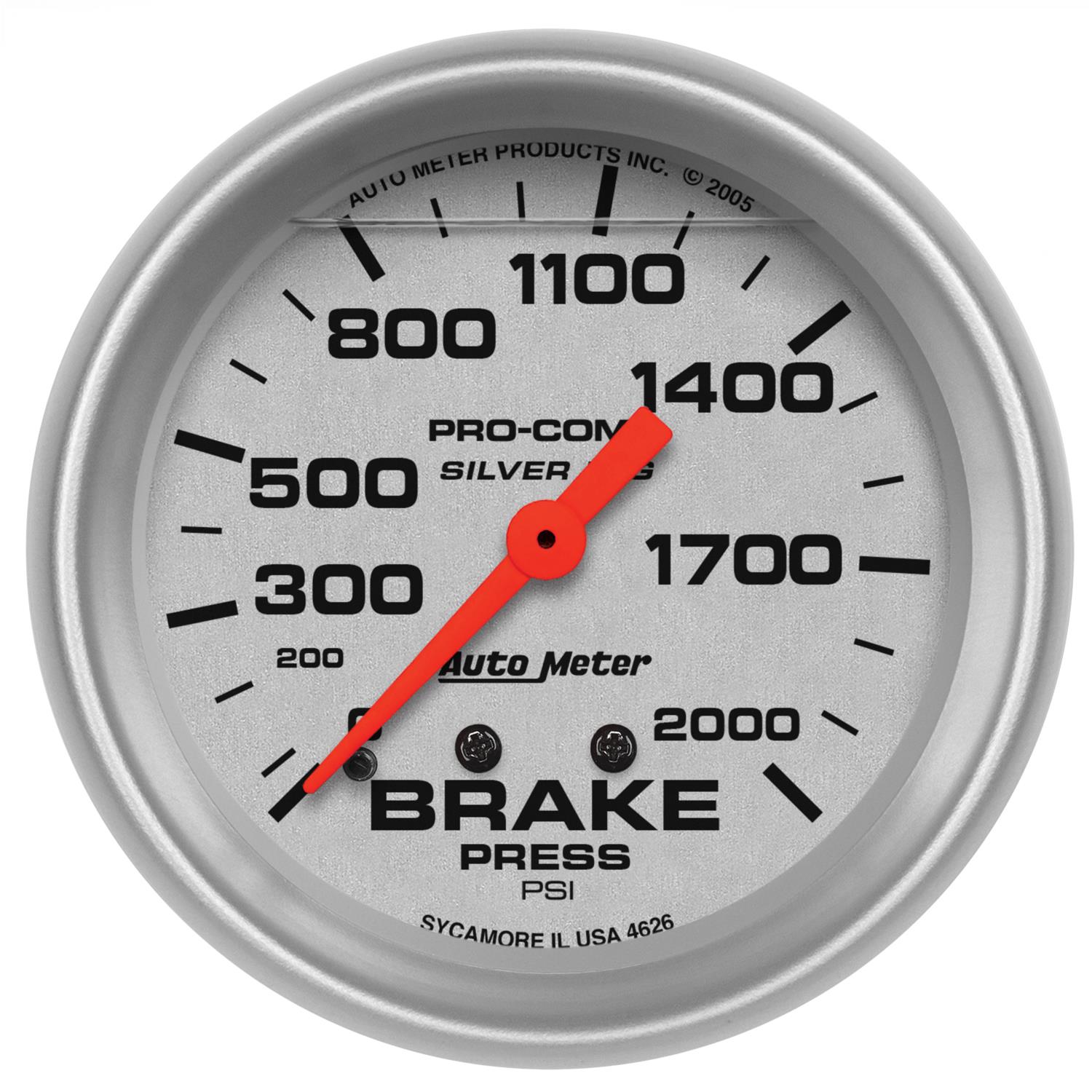 AutoMeter Pro-Comp Silver Face Gauges 4626