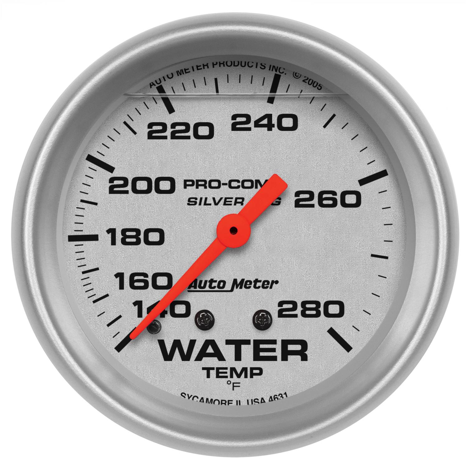 AutoMeter Pro-Comp Silver Face Gauges 4631