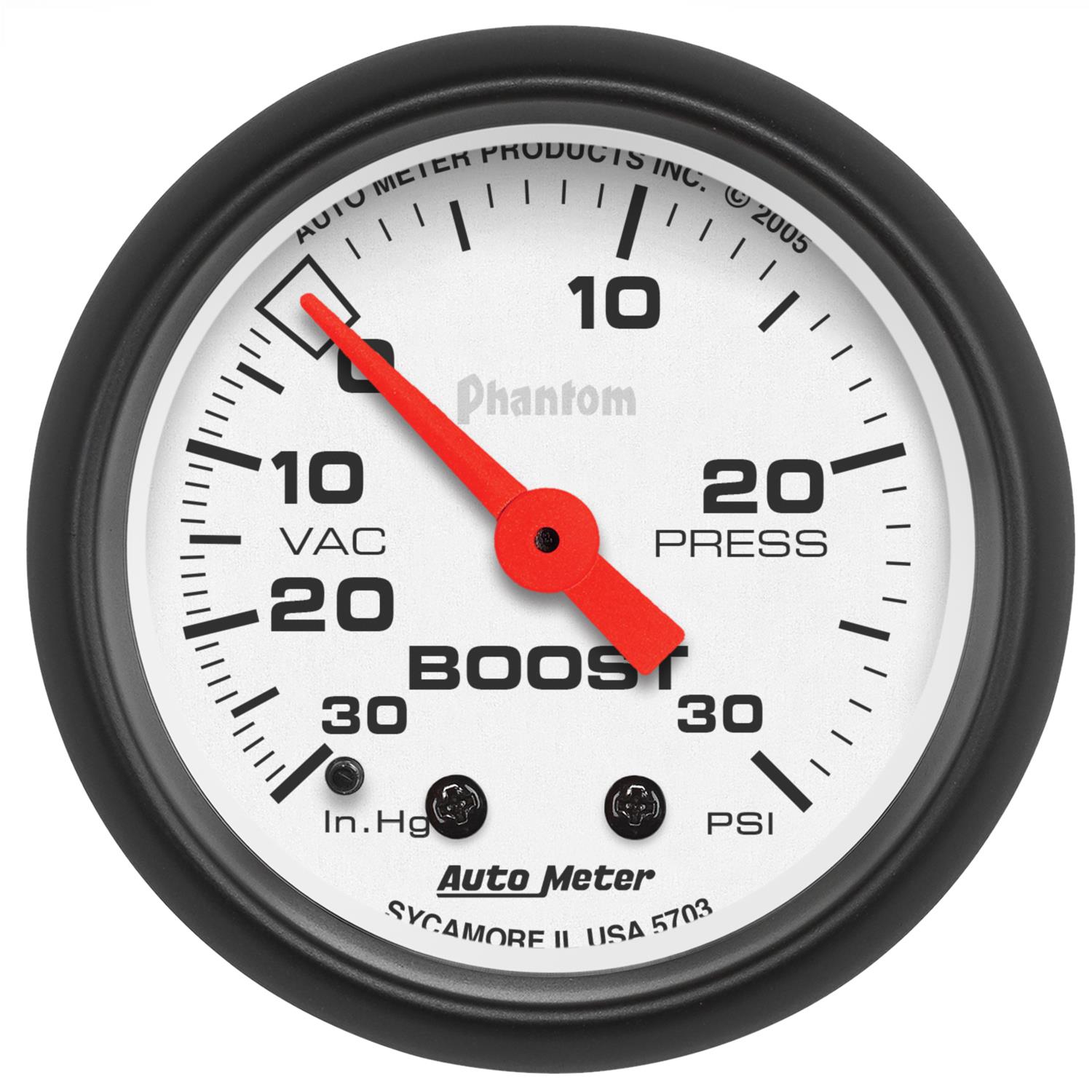 AutoMeter Phantom Analog Gauges 5703