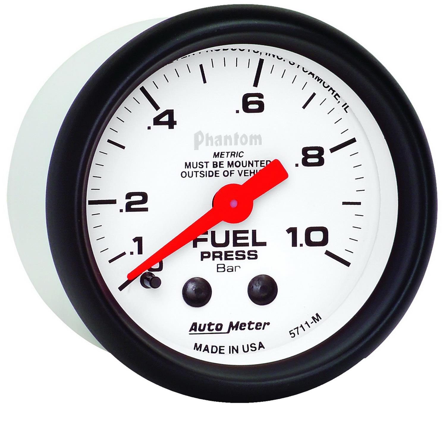 AutoMeter Phantom Analog Gauges 5711-M