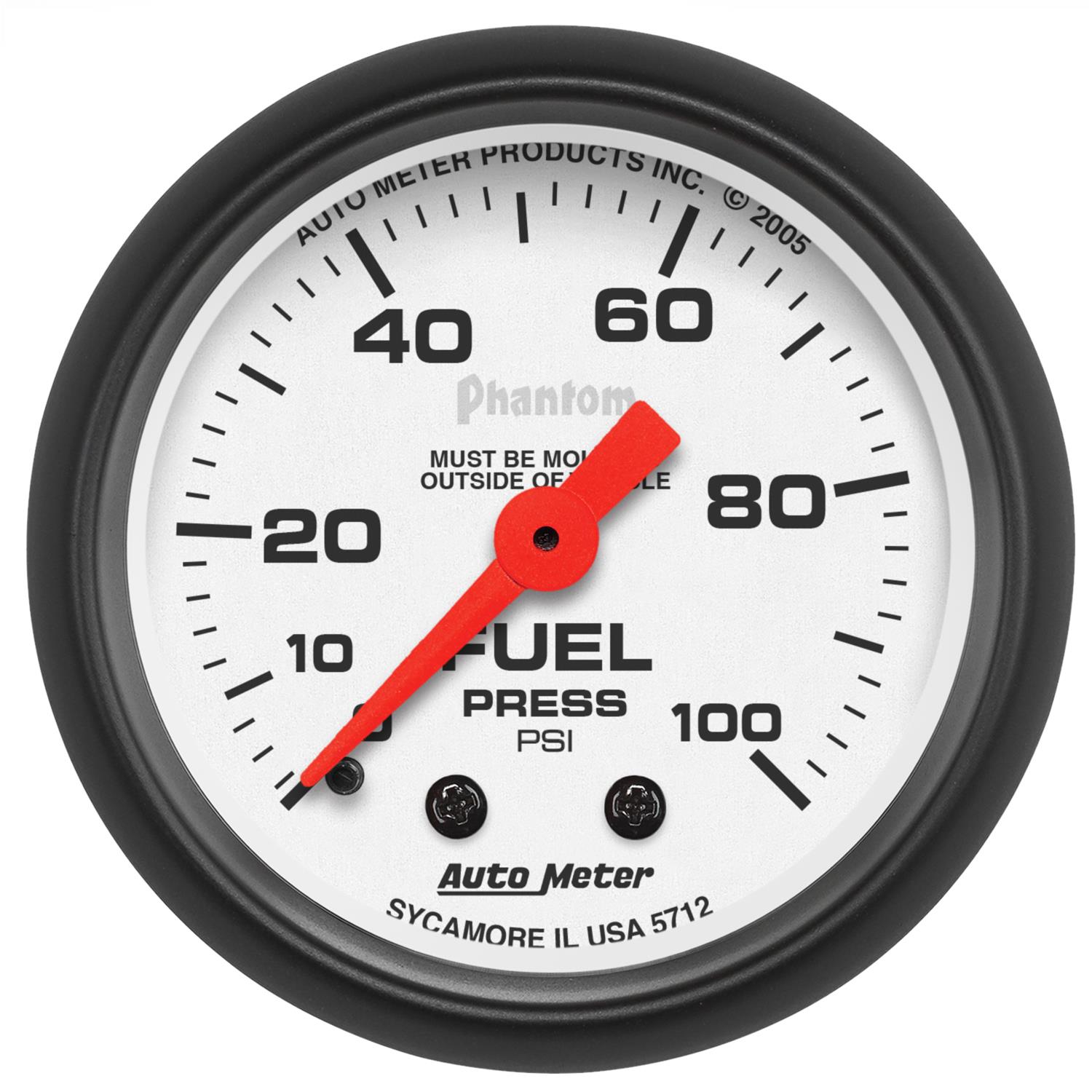 AutoMeter Phantom Analog Gauges 5712