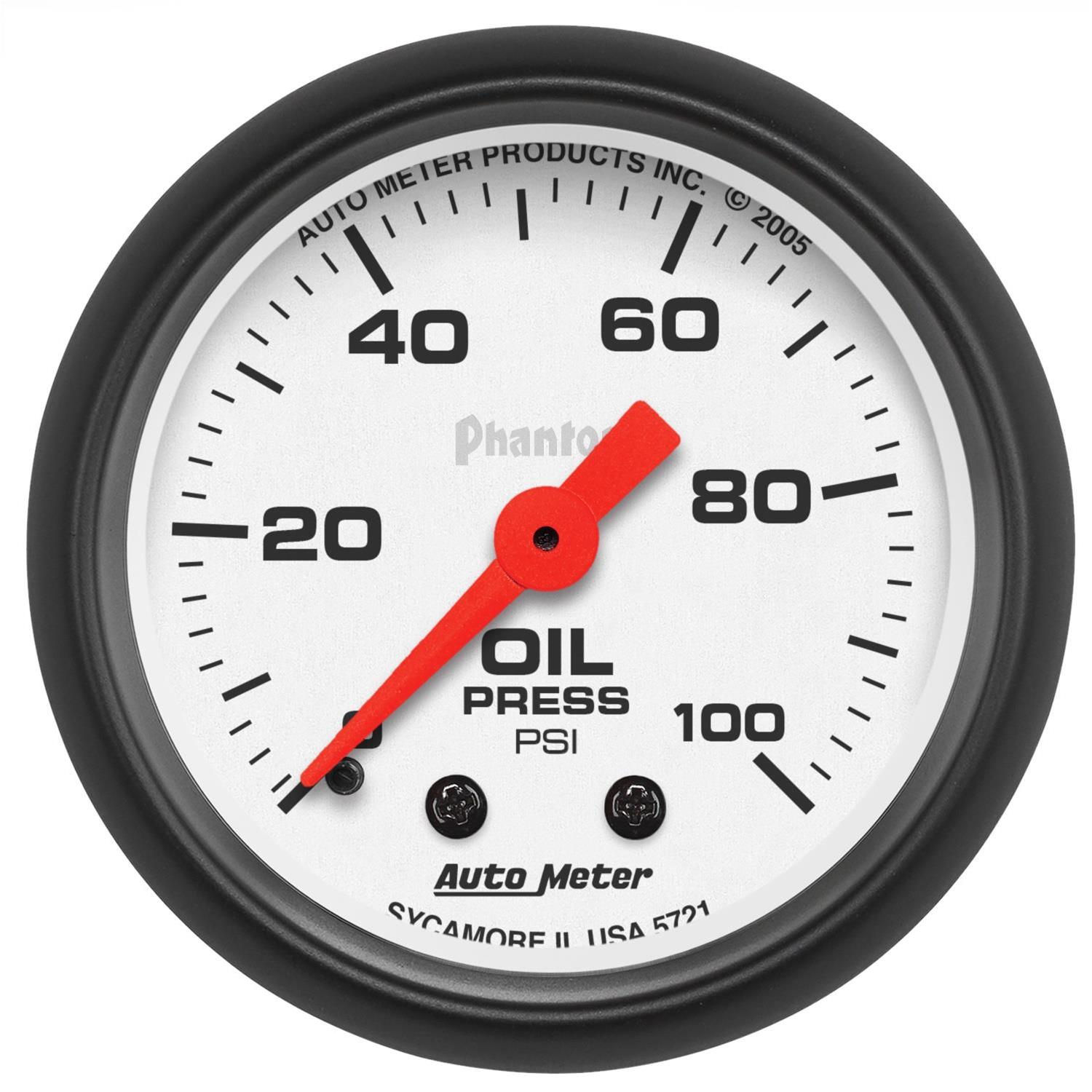 AutoMeter Phantom Analog Gauges 5721