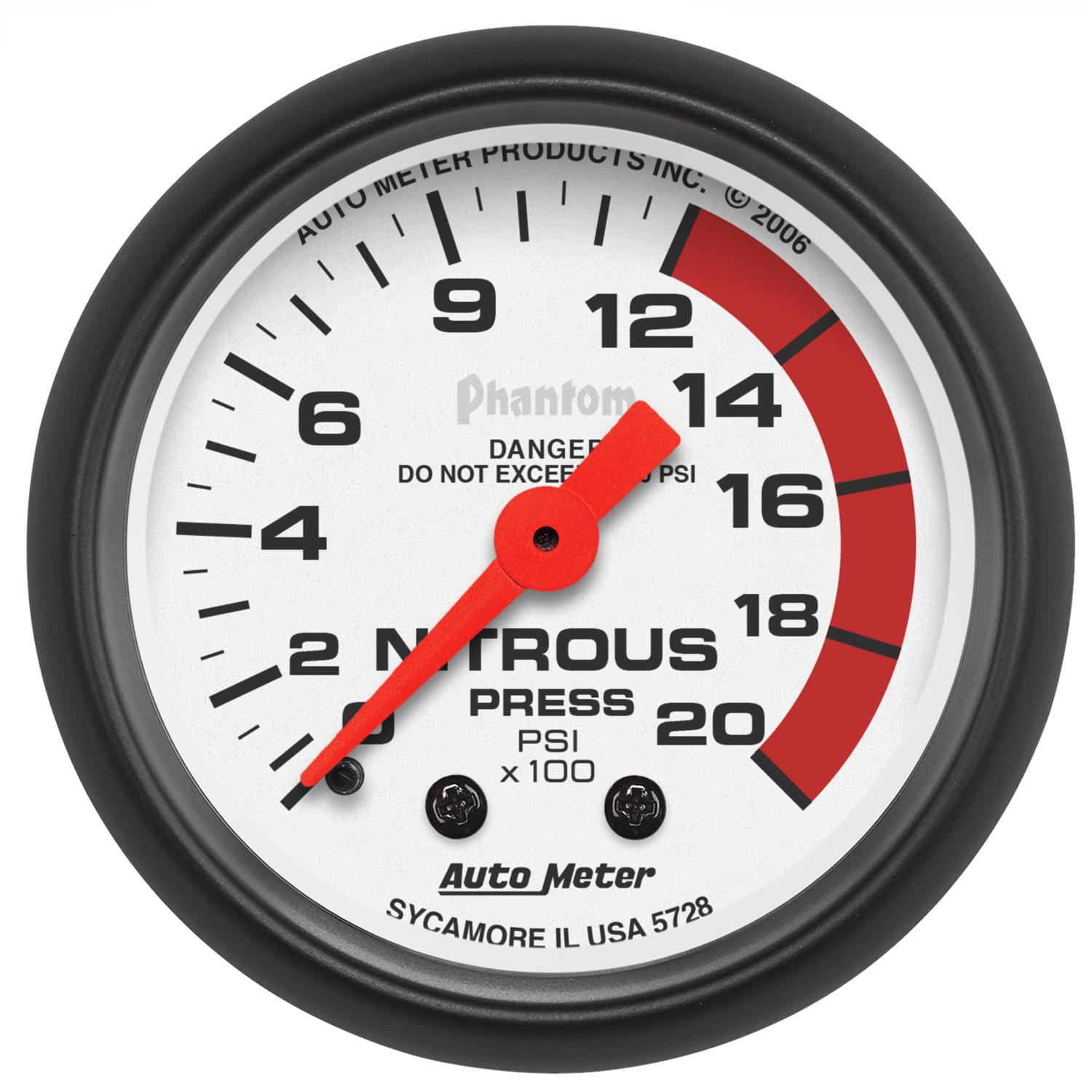 AutoMeter Phantom Analog Gauges 5728