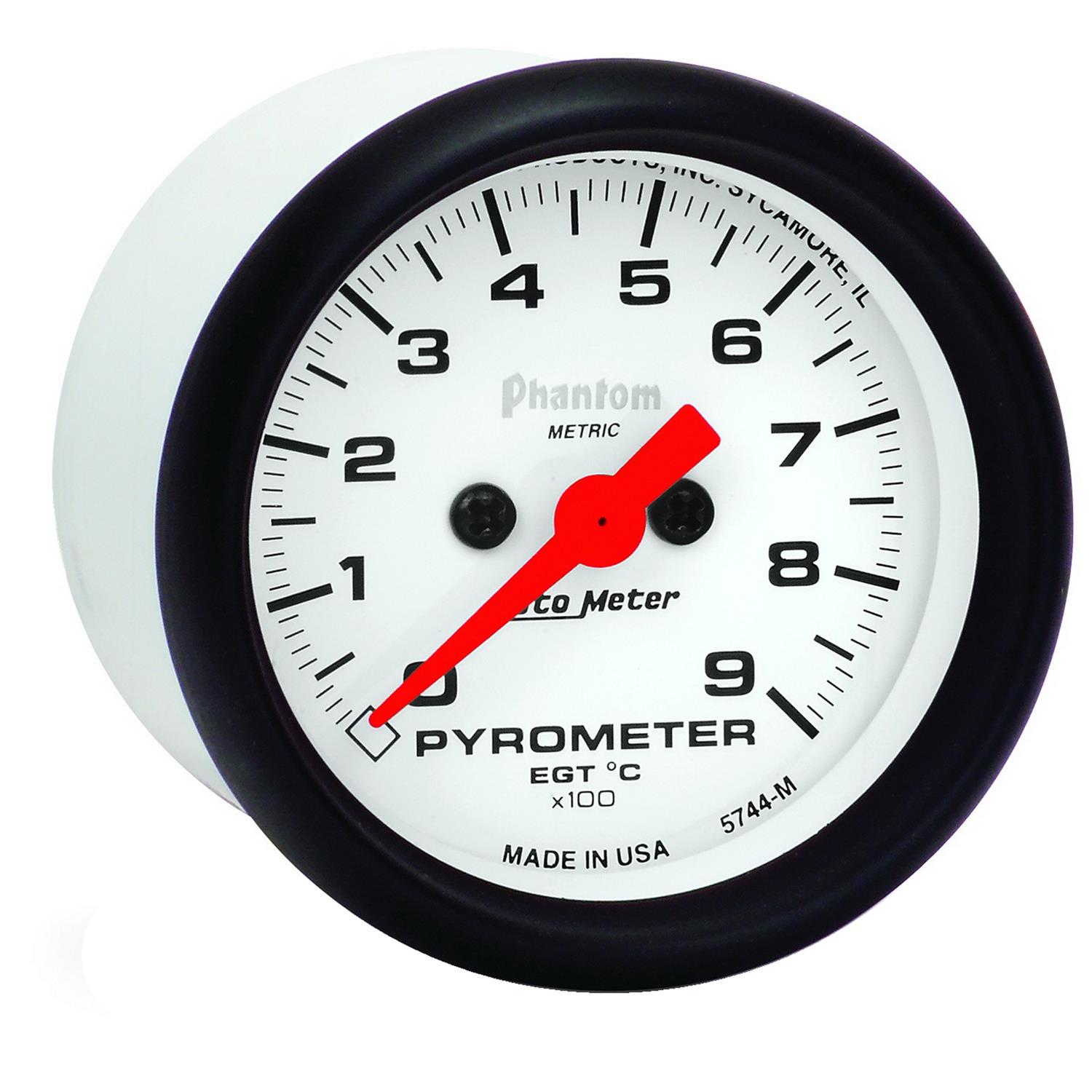 AutoMeter Phantom Analog Gauges 5744-M