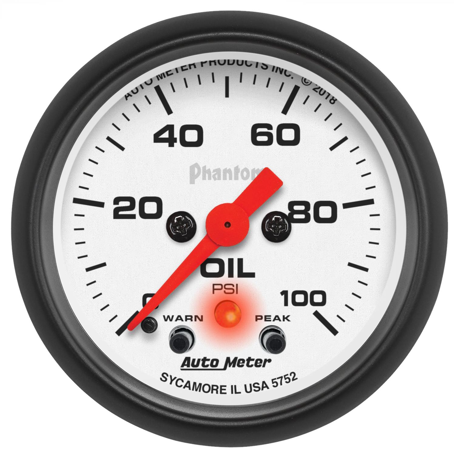 AutoMeter Phantom Analog Gauges 5752