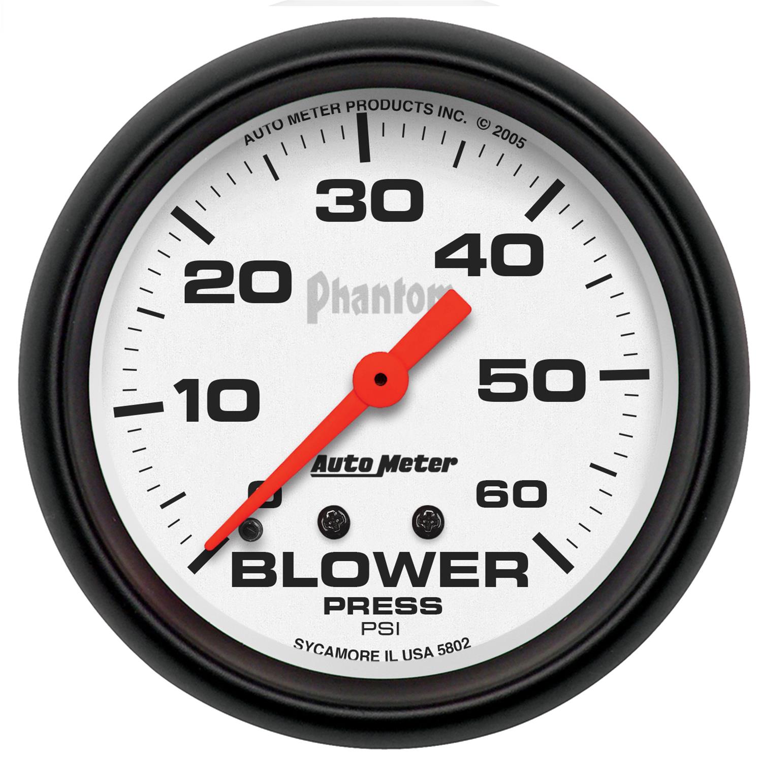 AutoMeter Phantom Analog Gauges 5802