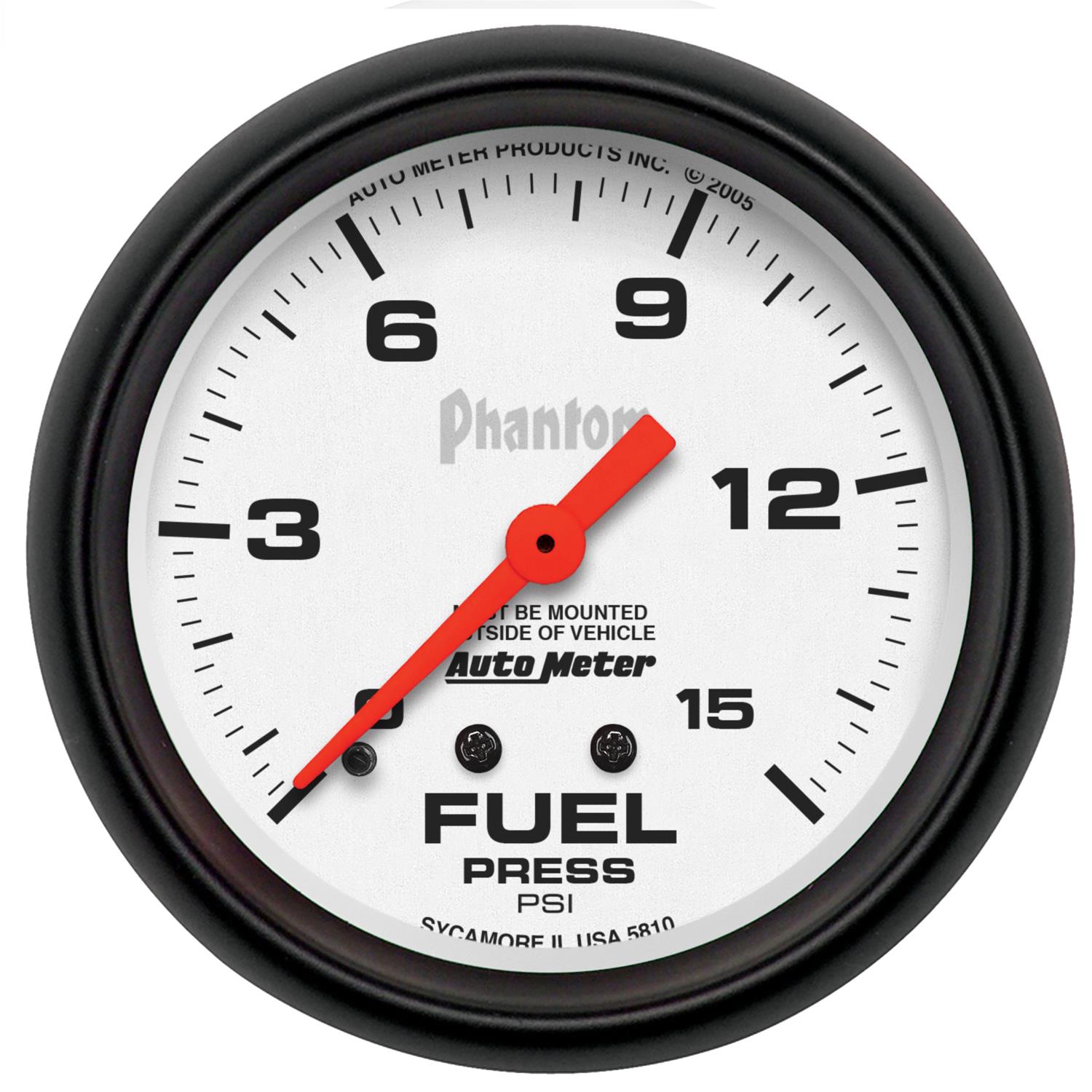 AutoMeter Phantom Analog Gauges 5810