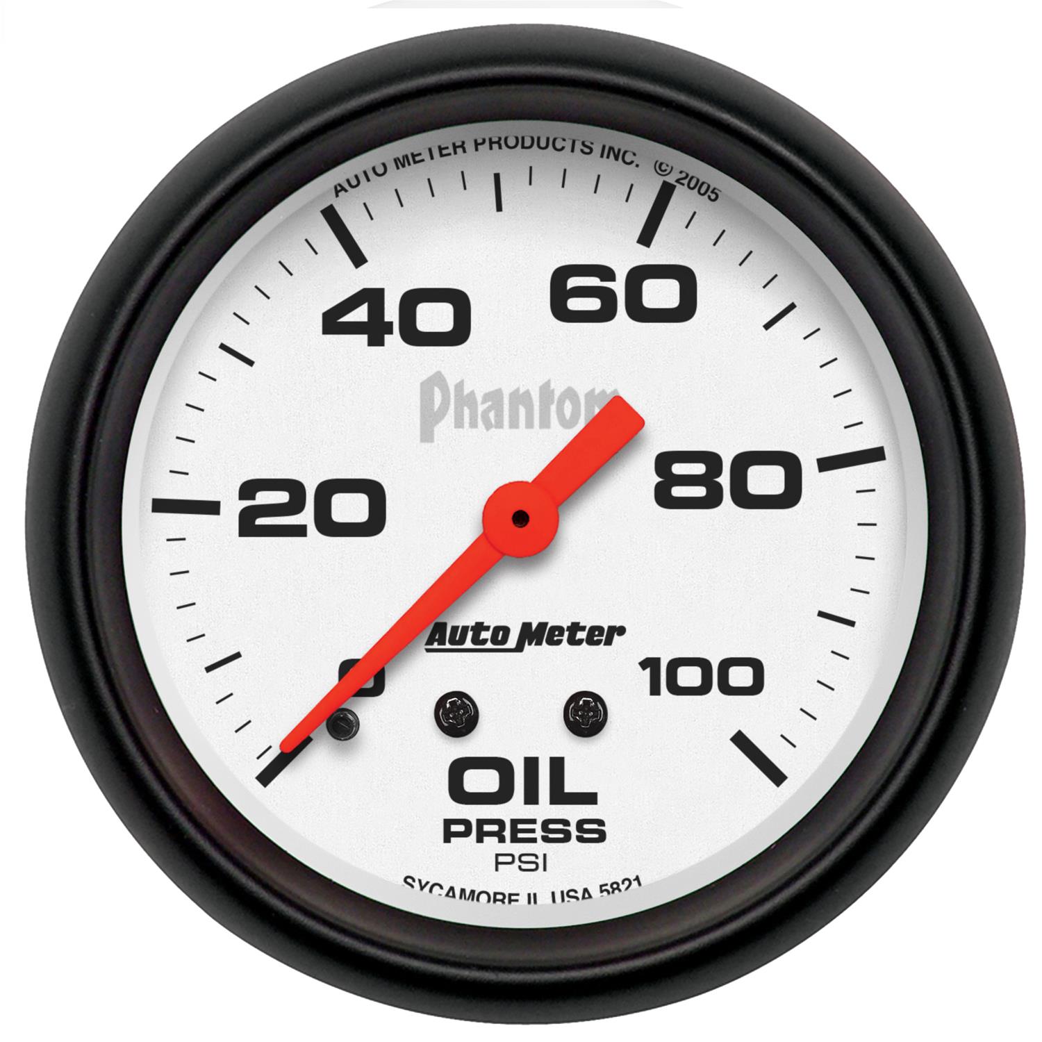 AutoMeter Phantom Analog Gauges 5821
