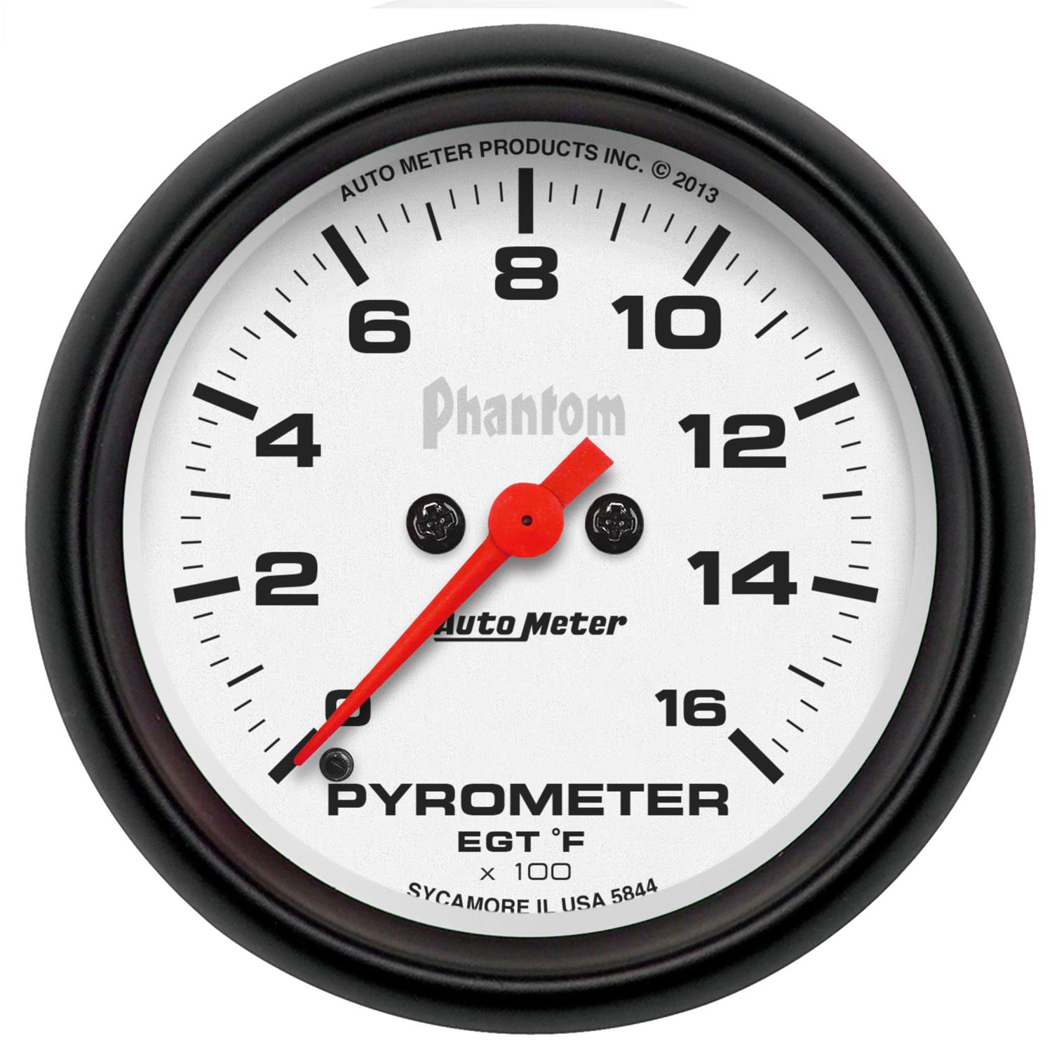 AutoMeter Phantom Analog Gauges 5844